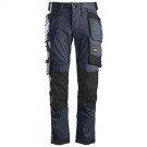 Pantalon tissu extensible Navy/Noir 